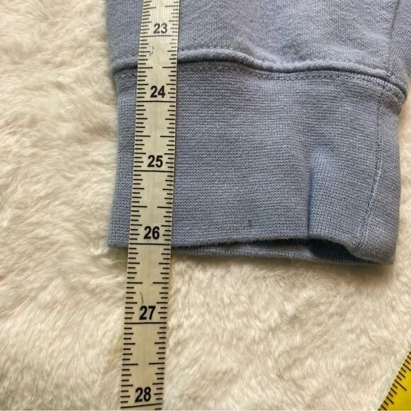 The North Face Light Blue Graphic Hooded Sweatshirt Size Medium - Picture 13 of 13